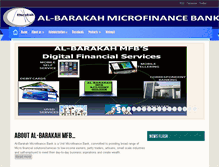 Tablet Screenshot of albarakahmfb.com